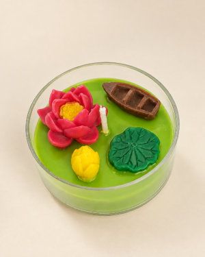 Lotus Pond Jumbo Tea light Candle
