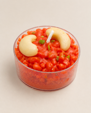 Gajar ka halwa Jumbo Tea light Candle