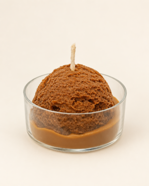 Chocolate Ice cream Jumbo Tea light Candle