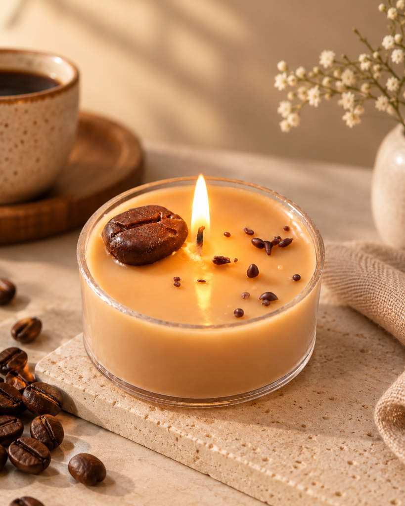 Caramel Mocha Tea light candle