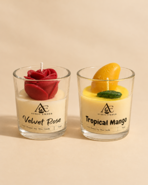 Velvet Rose & Tropical Mango Candle Combo