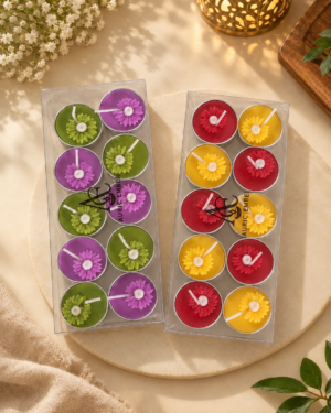 Daisy Aluminium Tea light candle Combo1 (Set of 20)